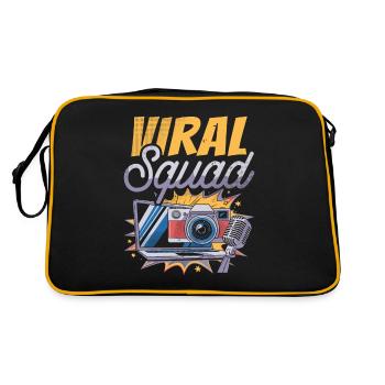 Blogger Blogging Squad - Retro Bag - black/gold - Back