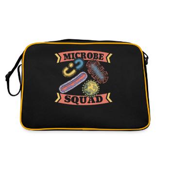 Bacteriologist Kader - Retro Bag - black/gold - Back