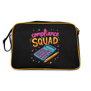 Cadre d’audit - Sac Retro - noir/or - Dos