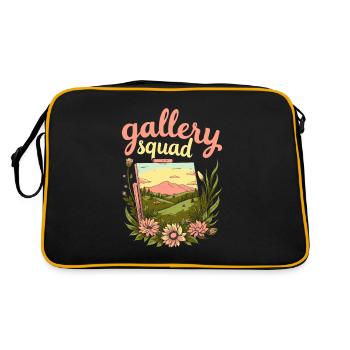 Art Dealer Kader - Retro Bag - black/gold - Back