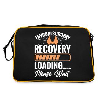 Recovery After Thyroid Surgery Is - Retro Bag - black/gold - Back