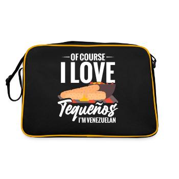 Bien sûr, j’adore Tequeños, je suis vénézuélienne. - Sac Retro - noir/or - Dos