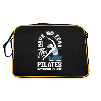 Ne vous inquiétez pas, l’instructeur de Pilates arrive - Sac Retro - noir/or - Dos