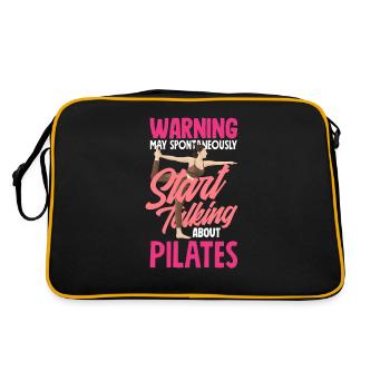 L’attention peut parler de Pilates - Sac Retro - noir/or - Dos