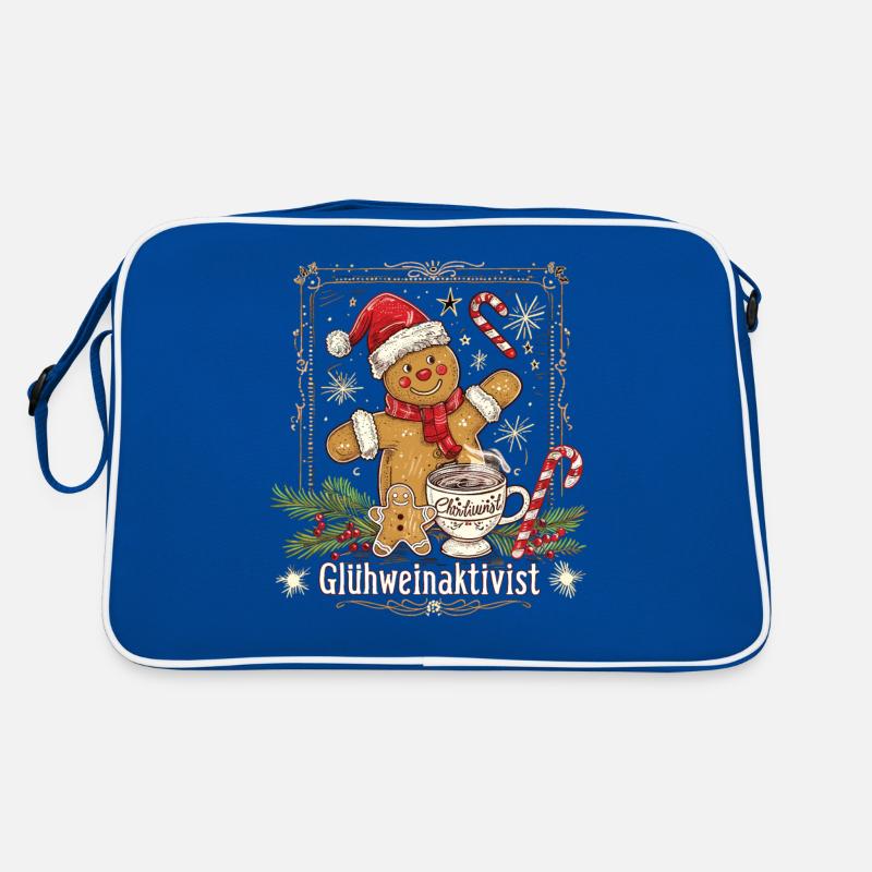 « Activiste du vin chaud » - Vin chaud de Noël Sac Retro