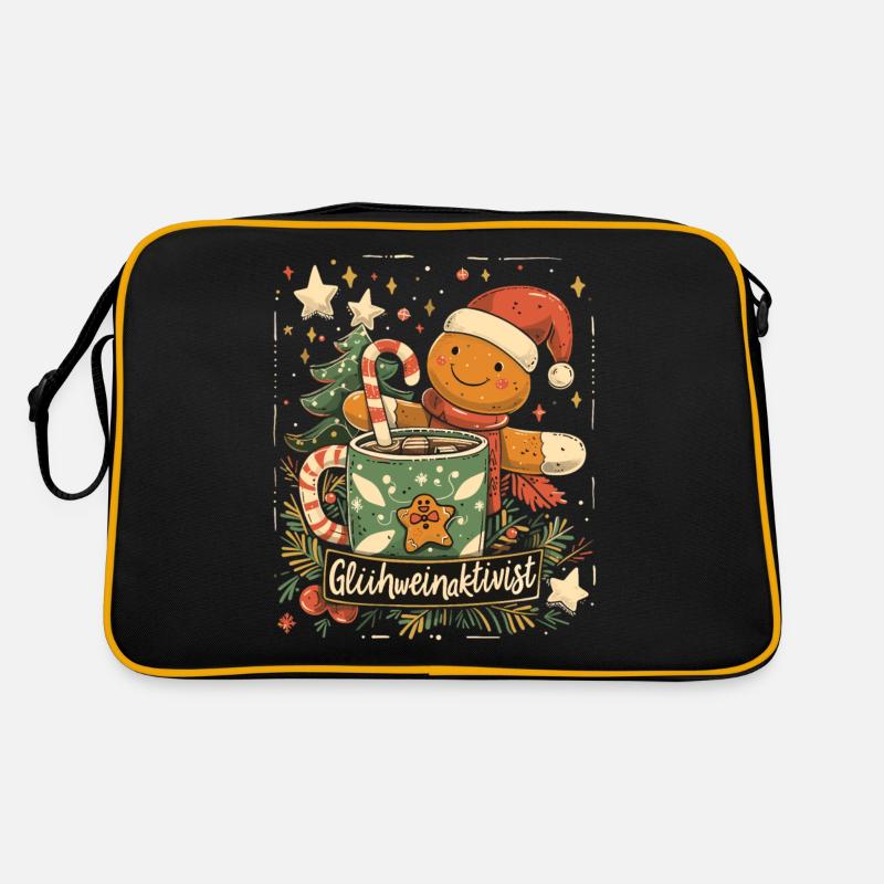 « Activiste du vin chaud » - Vin chaud de Noël Sac Retro