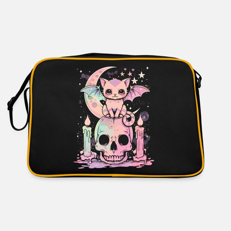 Kawaii Cat Pastel Goth Cute Creepy Retro Tasche