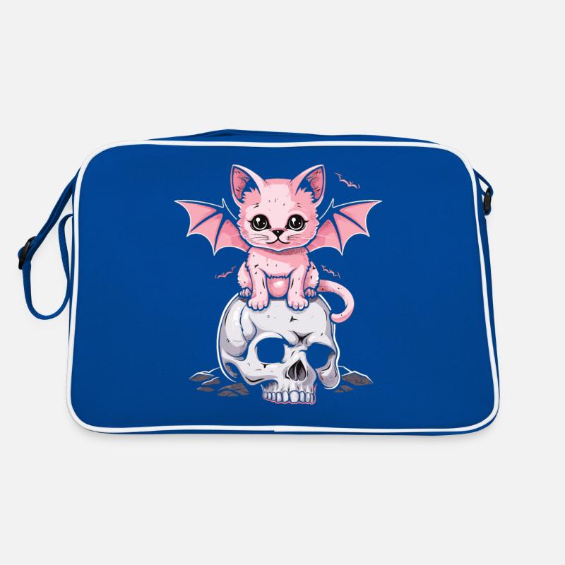 Kawaii Chat Pastel Goth Mignon Effrayant Sac Retro