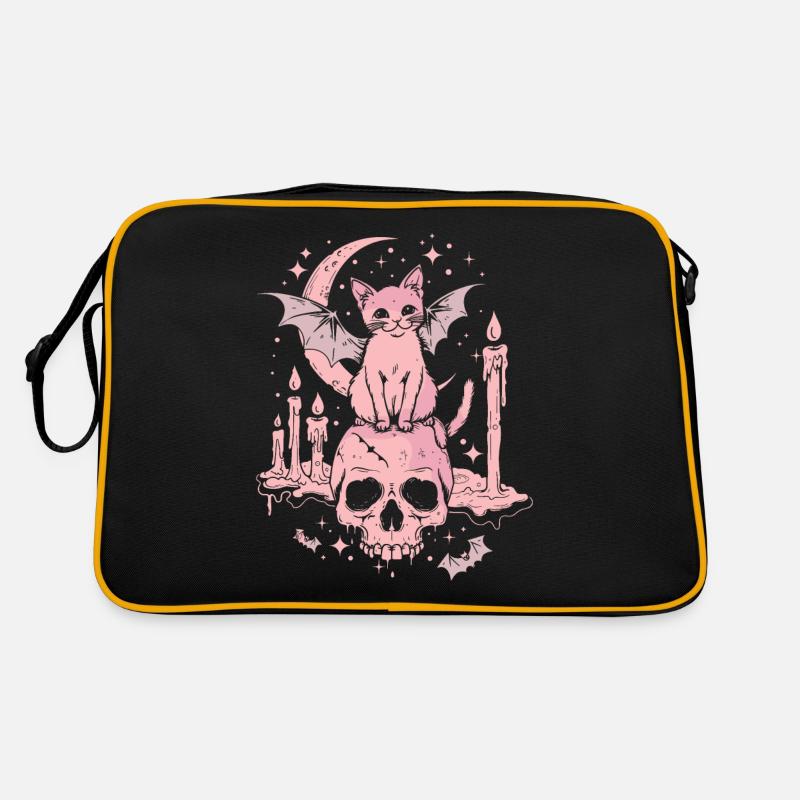 Kawaii Chat Pastel Goth Mignon Effrayant Sac Retro