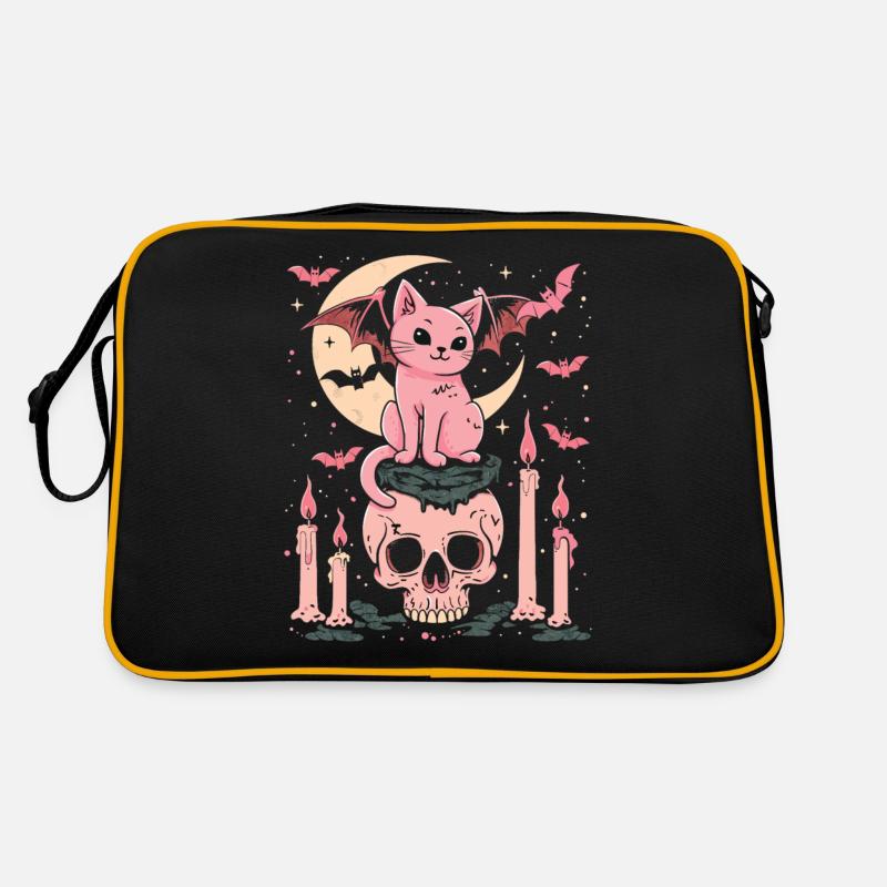 Kawaii Chat Pastel Goth Mignon Effrayant Sac Retro