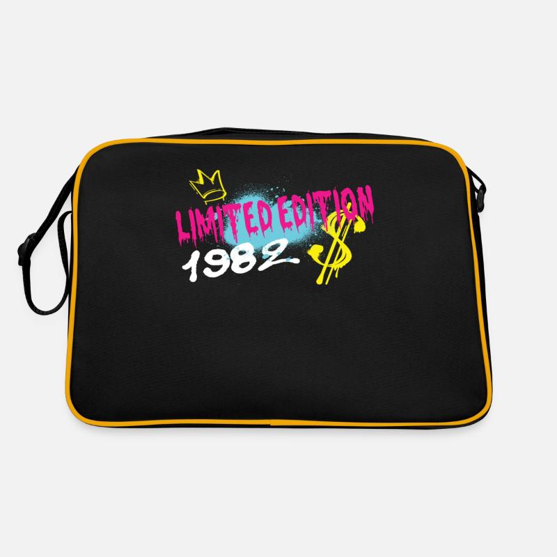 Limited Edition 1982 Birthday Born 1982 Retro Bag