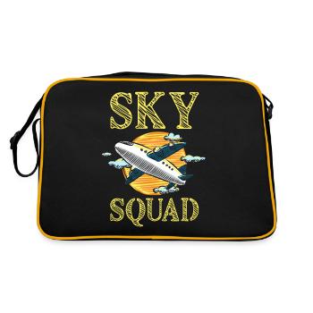 Hôtesse de l’air Squad d’hôtesses de l’air - Sac Retro - noir/or - Dos