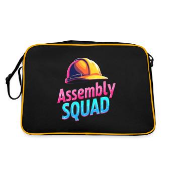 Factory Worker Cadre - Retro Bag - black/gold - Back