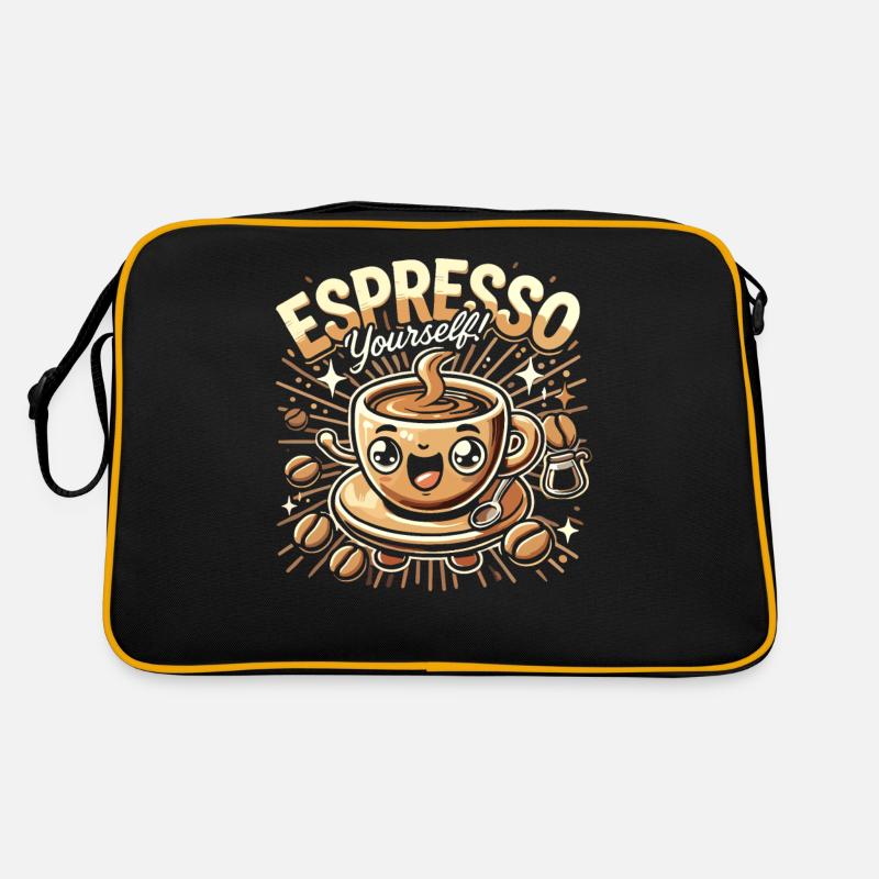 Espresso Selber machen Retro Tasche