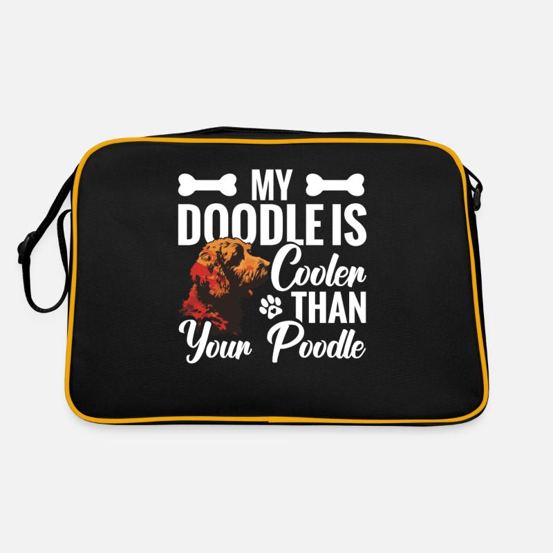 Mon doodle est plus cool que ton caniche Sac Retro