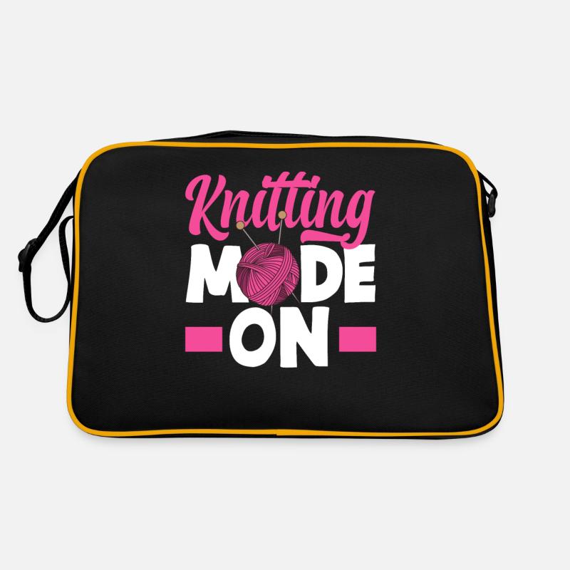 Knitting Knitting Lover Retro Bag
