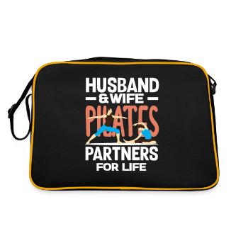 Pilates Partenaire pour la vie Couple - Sac Retro - noir/or - Dos