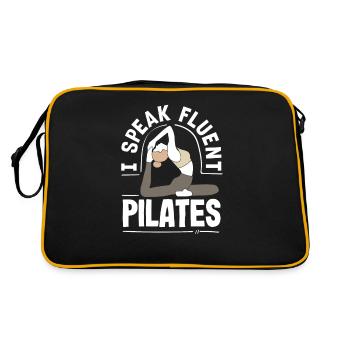 Je parle couramment le pilates pilates, la passion - Sac Retro - noir/or - Dos