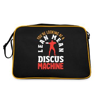 Lancer du disque Athlète Cadeau d’athlète - Sac Retro - noir/or - Dos