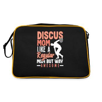 Lancer du disque Athlète Cadeau d’athlète - Sac Retro - noir/or - Dos