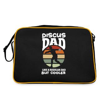 Lancer du disque Athlète Cadeau d’athlète - Sac Retro - noir/or - Dos