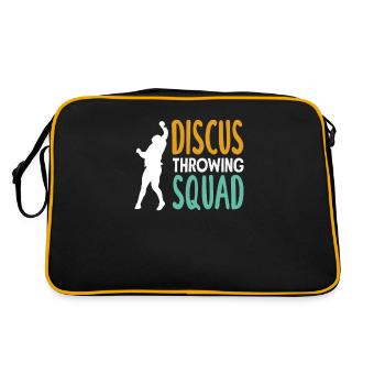 Lancer du disque Athlète Cadeau d’athlète - Sac Retro - noir/or - Dos