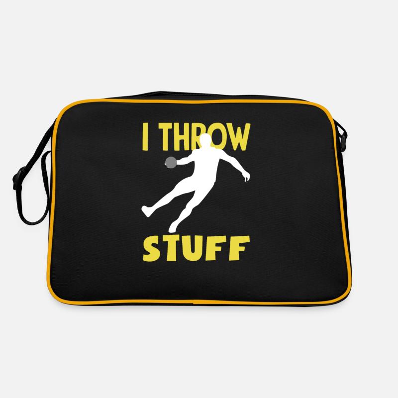 Discus Discus Throw Athlete Athlete Gift Retro Bag