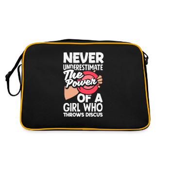 Lancer du disque Athlète Cadeau d’athlète - Sac Retro - noir/or - Dos