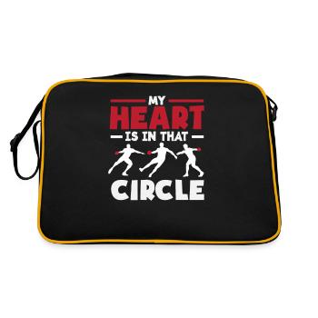 Lancer du disque Athlète Cadeau d’athlète - Sac Retro - noir/or - Dos