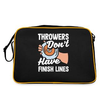 Lancer du disque Athlète Cadeau d’athlète - Sac Retro - noir/or - Dos