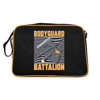 L’équipe des gardes du corps - Sac Retro - noir/or - Dos