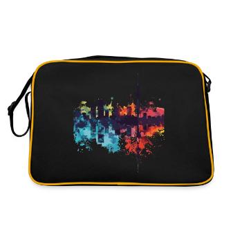 Osaka - Retro Bag - black/gold - Back