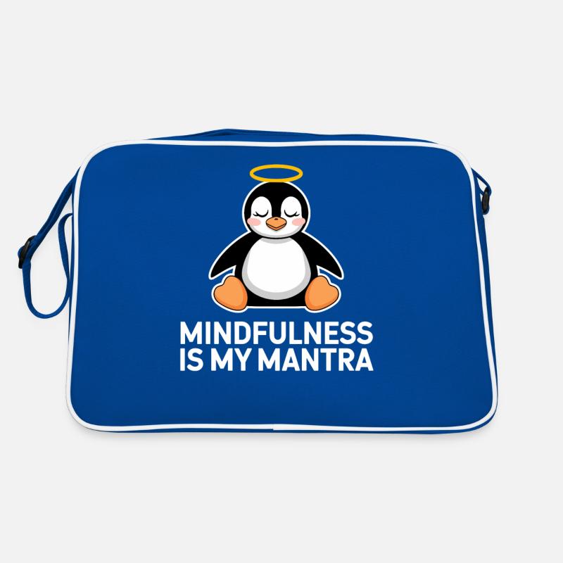 Mindfulness is my mantra Penguin Retro Bag