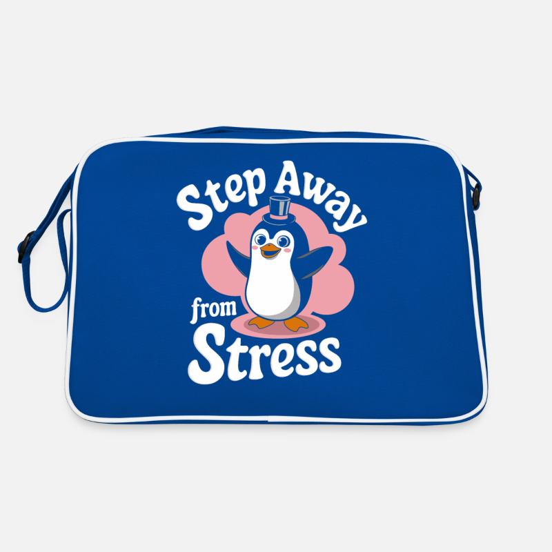 Step away from stress with penguin magic Retro Bag