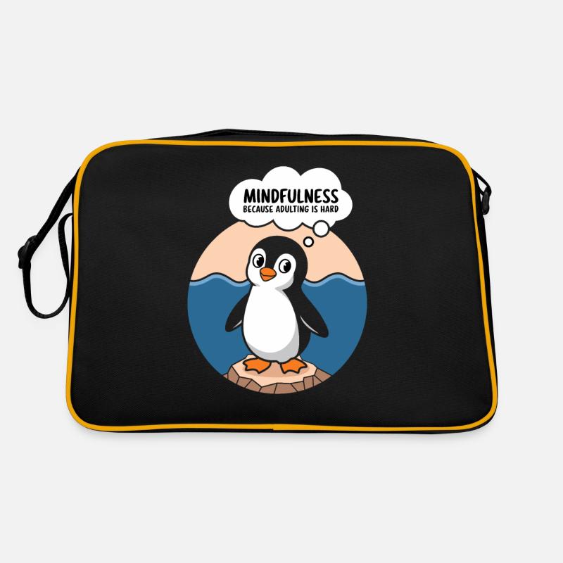 Achtsamkeit Weil Erwachsensein Schwer Ist Retro Tasche