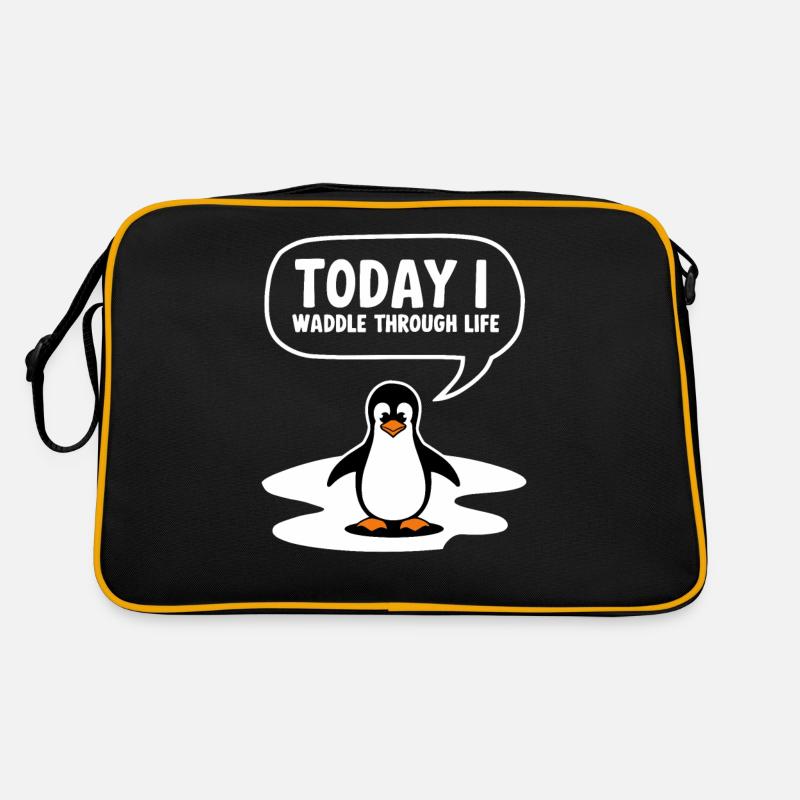 Today I waddle through life Retro Bag