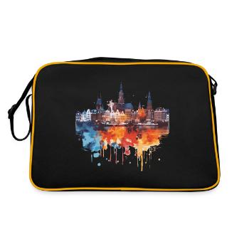 Land van Cuijk - Retro Bag - black/gold - Back