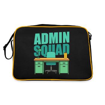Administrator Squad - Retro Bag - black/gold - Back