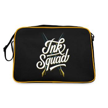 Calligraphe Kader - Sac Retro - noir/or - Dos
