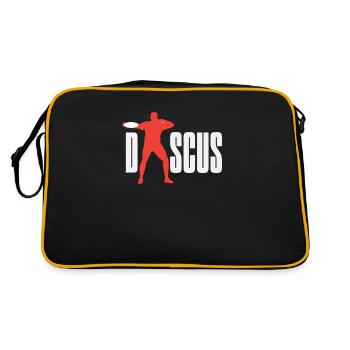 Lancer du disque Athlète Cadeau d’athlète - Sac Retro - noir/or - Dos