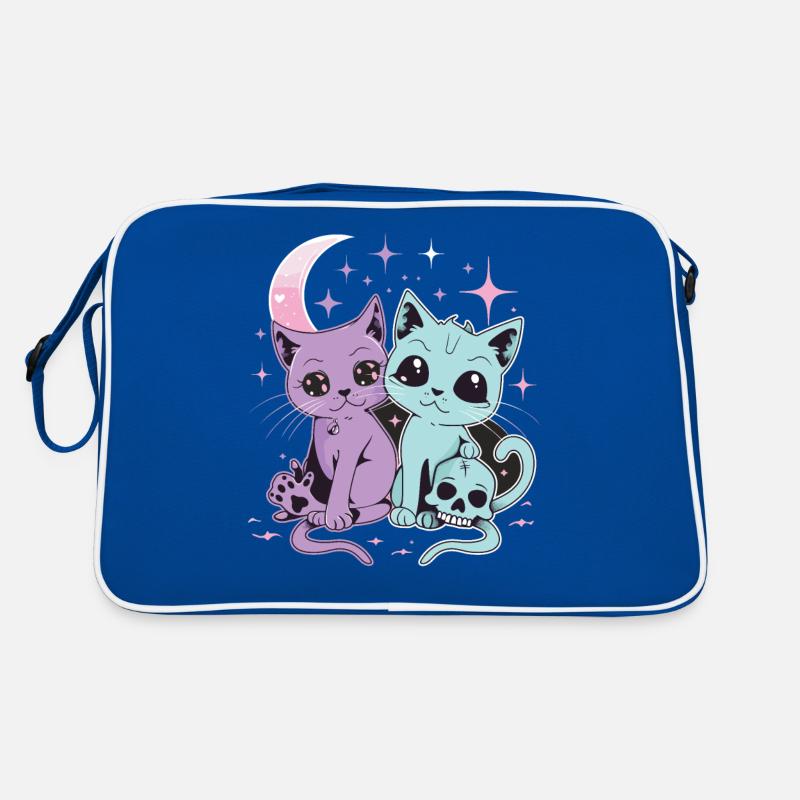 Kawaii Cat Pastel Goth Devilish Retro Bag