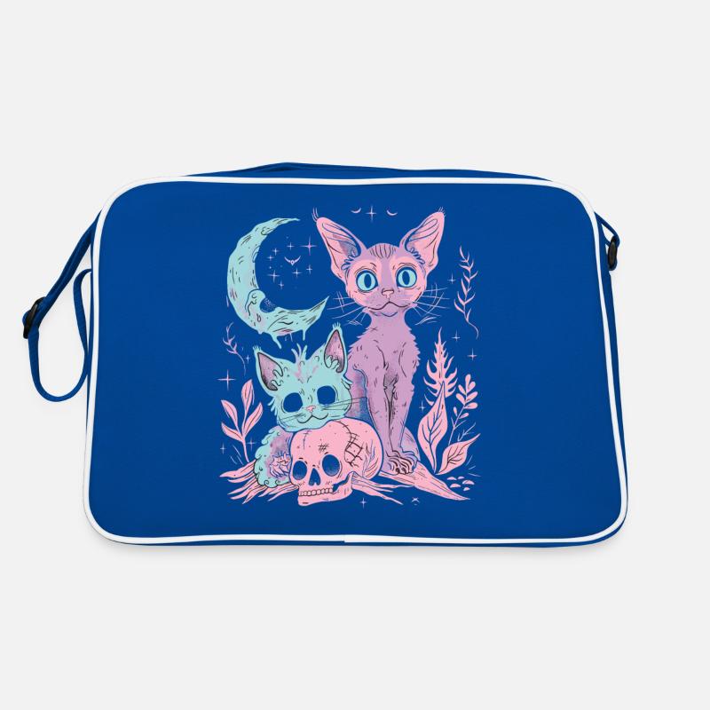 Kawaii Cat Pastel Goth Devilish Retro Bag