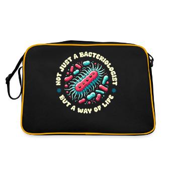 Bacteriologist - Retro Bag - black/gold - Back