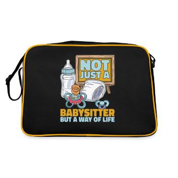 Baby-sitter - Sac Retro - noir/or - Dos