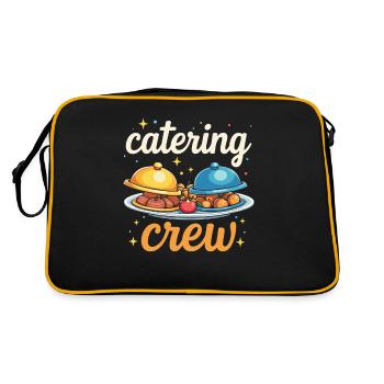 Équipe traiteur - Sac Retro - noir/or - Dos