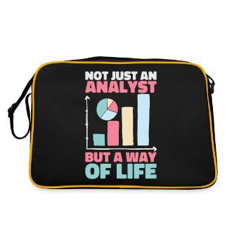Analyst - Retro Bag - black/gold - Back