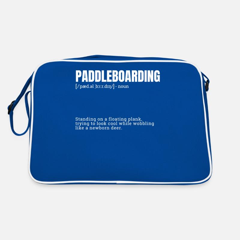 Funny Paddleboarding Dictionary Definition Retro Tasche