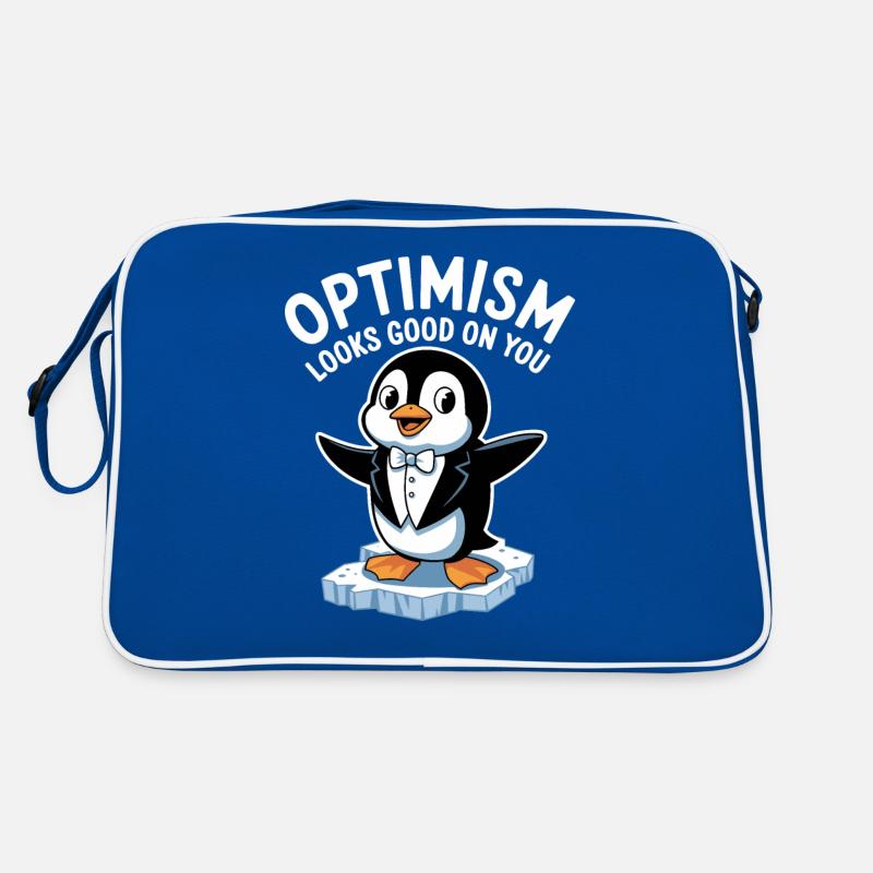 L’optimisme vous convient bien Pingouin Sac Retro