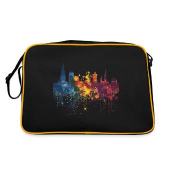 Tilburg - Retro Bag - black/gold - Back