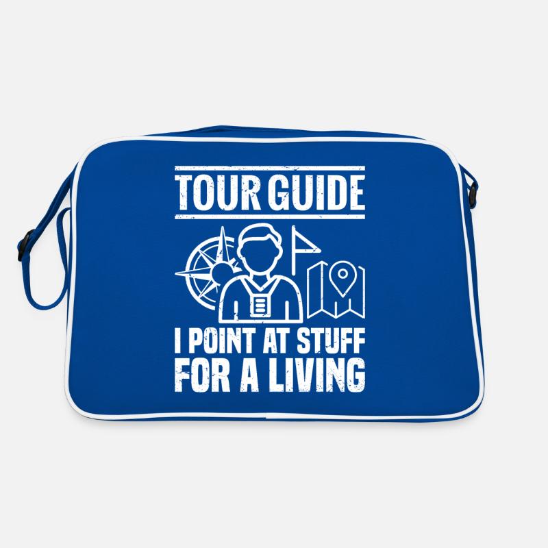 Guide de voyage : Je pointe du doigt les choses auxquelles je suis confronté Sac Retro